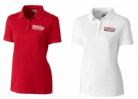Red or White Cutter & Buck Advantage Tri-Blend Pique Women's Polo with Embroidered Dr of PT logo